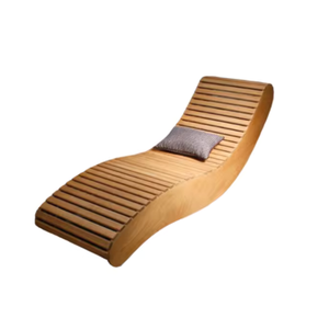 Installations de loisirs Chaises longues au coucher du soleil Fabrication de chaises longues en bois massif super confortable en Indonésie - Product Image 2