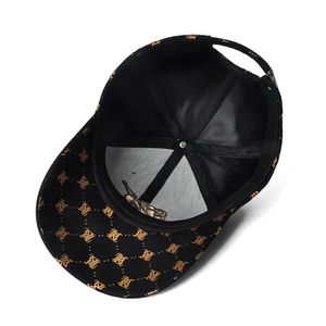 Casquette de baseball en coton avec logo personnalisé, patch brodé 3D, ajustable, style snapback, pour streetwear, voyages et activités de plein air - Product Image 4