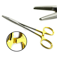 Crile-bois porte-aiguille mâchoires droites avec inserts TC acier inoxydable 20cm Instruments chirurgicaux suture or couture chirurgicale