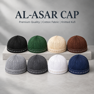 Turbans et bonnets Kufi en tricot Al Asar de qualité supérieure, fabricant en gros, personnalisation OEM et marque privée, plusieurs couleurs, approvisionnement en vrac - Product Image 2