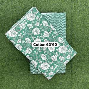 Premium Cotton Floral Print Fabric Lightweight Soft Cotton Cloth for Kurti <b>Dress</b> Shirt Boutique Garment Export and Textile - Product Image 3