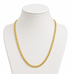 DIVYORO Women's Classic Gold Plated <b>Copper</b> Alloy Curb <b>Chain</b> - Product Image 1