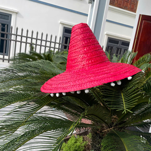 Export Vietnam Mexican Sombrero <b>Straw</b> <b>Hat</b> Wide Brim <b>Straw</b> Material For Beach Event Festival Costume And Party Use - Product Image 1