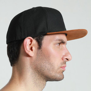 Unique Design Men's Solid Color 6-Panel Snapback Cap Casual <b>Flat</b> Brim Fashion Street Style Snapback <b>Hat</b> - Product Image 6