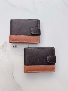 Latest 2026 Arrival Genuine Leather Credit Card ID Card Holder Bi fold Wallet Business Card <b>Purse</b> Slim Wallet for <b>Men's</b> - Product Image 4
