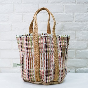 Sac fourre-tout messager en jute bohème éco-chic 2026 pour femme, fait main, style indien, pour la plage, les voyages et les soirées, fermeture ouverte - Product Image 2