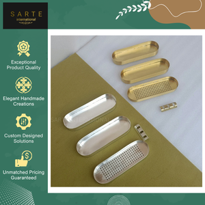 Nuevo Quemador de Aromaterapia Hecho a Mano, Ecológico, de Latón con Acabado Dorado, Forma Rectangular, para Otoño, Primavera y Verano - Product Image 4