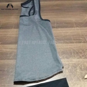 Loose Fit <b>Cropped</b> Boxy Acid Wash Tank <b>Top</b> <b>for</b> <b>Men</b> Custom Plain Cotton Oversized Breathable Eco-Friendly Heavyweight Crewneck - Product Image 1