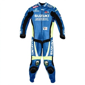 Traje de Carreras Aleix Espargaro MotoCP, Traje de Motociclismo de Una Pieza Zuzuki, Traje de Carreras Profesional con Armadura de Nivel 2 CE - Product Image 1