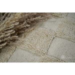 Alfombra de Algodón Tejida a Mano 100% Algodón |   Alfombra Moderna con Diseño Geométrico RTS, Tamaño Personalizado, MOQ Bajo - Product Image 1