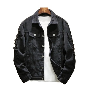 Chaquetas Vaqueras Casuales Gruesas de Invierno para Hombre, 100% Algodón, Color Sólido, Corte Holgado, Secado Rápido y Transpirable - Product Image 4