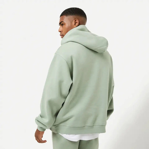 Sudaderas Personalizadas de Algodón de 400 GSM para Hombre, Sudadera Informal Extra Grande de Algodón, Impresión de Logotipo en Relieve para Unisex - Product Image 3