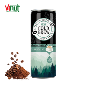 Vinut 280ml Café vietnamien original infusé à froid, amer, sans sucre, boisson RTD premium en conserve, échantillon gratuit offert - Product Image 2