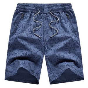 Pantalones cortos de baño informales para playa con bolsillos y cremallera de secado rápido de poliéster con logotipo personalizado al por mayor de fábrica de alta calidad - Product Image 3