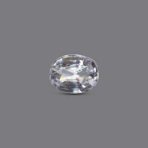 Natural White Zircon Loose Gemstone 4.4 Carat High Quality Lab Created Pear Trillion for Fine Jewelry - Product Image 1