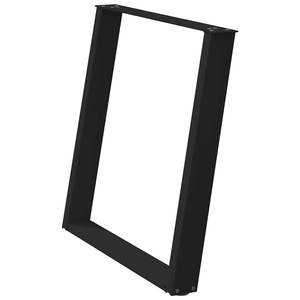 ขาโต๊ะอาหารปรับระดับได้ขนาดกลาง สีดำเคลือบผงเหล็ก - Product Image 4