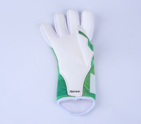 Guantes Profesionales de Portero de Fútbol para Exteriores con Palma de Látex Antideslizante y Diseño Transpirable de Punto