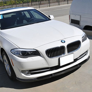 ลิ้นกันชนหน้าคาร์บอนไฟเบอร์ทรง HM แบบใหม่ สำหรับรถยนต์ F10 ซีรีส์ 5 ปี 2011-2016 รุ่นแพ็คเกจมาตรฐาน ติดตั้งแบบขันสกรู - Product Image 2