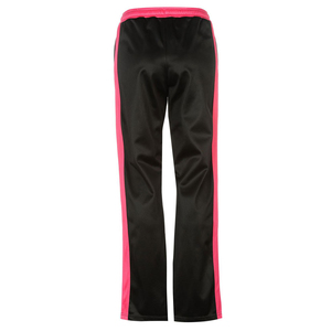 Survêtement femme noir et rose à blocs de couleur, veste zippée longue avec poches latérales, tenue sportive d'automne, coupe classique - Product Image 5