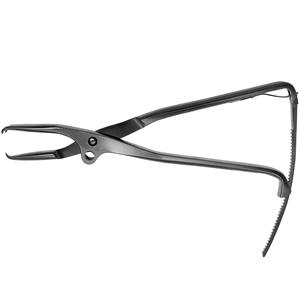 Pinzas de sujeción ósea Bishop de 12 1/2 pulgadas con mordaza ajustable manual y trinquete, de acero inoxidable alemán, certificadas CE ISO13485 por Grip Surgical - Product Image 4