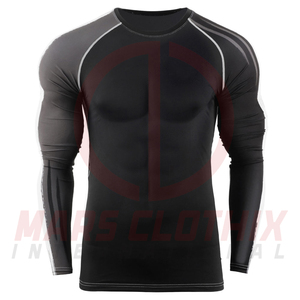 High Quality Comfortable and Breathable <b>Men</b> Rash Guard Best Manufacturing Adult Size <b>Men</b> Rash Guards <b>For</b> Sale - Product Image 2