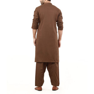 <b>Mens</b> Loose Fit Traditional Shalwar Kameez Soft Comfortable Fabric For Daily Casual Activities - Product Image 2