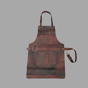 Tablier en cuir industriel pour soudeur, protection résistante à la chaleur, prix direct usine LPN-0292 - Product Image 5