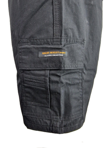 Short de bain décontracté d'été le plus vendu, uni, avec logo frontal, taille mi-haute élastique, tricoté, respirant, séchage rapide, en polyester écologique - Product Image 4