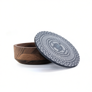 Juego de Cajas de Madera Hechas a Mano para Roti y Especias, Contenedores Decorativos de Cocina para Chapati, Uso Doméstico - Product Image 2