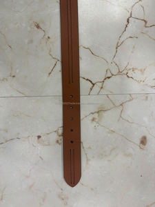 Ceinture en cuir pleine fleur de haute qualité avec boucle noire mate, ceinture en cuir classique pour homme, pour un style décontracté et semi-formel - Product Image 3