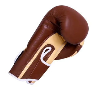 Gants de boxe personnalisés en cuir imperméables, respirants et légers pour l'entraînement au sac de frappe - Fermeture à lacets - Product Image 5