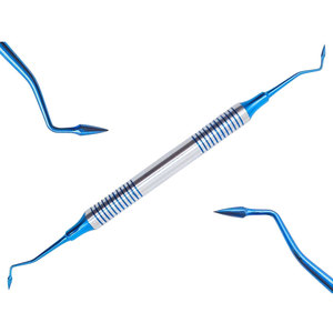 Outil dentaire professionnel : Condenseur double extrémité en acier inoxydable pour le remplissage d'amalgame - Product Image 1
