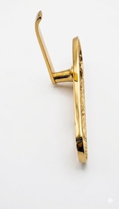 Victorian Straight Lever Door <b>Handle</b> Lockset Finish Gold for Door rich brass polish finish door lever <b>handle</b> mortise <b>lock</b> - Product Image 2