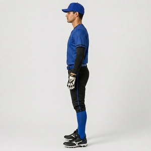 Uniforme de Béisbol Personalizado, Uniforme de Béisbol de Alto Rendimiento Diseñado con Material de Poliéster que Absorbe la Humedad y Transpirable - Product Image 4