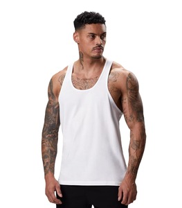 Camiseta sin mangas de algodón para hombre, camiseta sin mangas para entrenamiento, camiseta sin mangas ajustada, chaleco informal de verano para hombre - Product Image 1