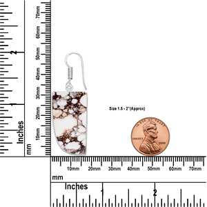 Pendientes de plata de ley 925 con diseño de caballo salvaje y piedras preciosas, hechos a mano, joyería de caballo salvaje, regalo de Navidad para ella - Product Image 2