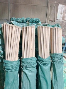 Straight Wooden Broom Handle Wooden Broom Handle Pine Wood Varnished Long Handle Vietnam Factory Mexican Thread Hardwood Stick - Product Image 6