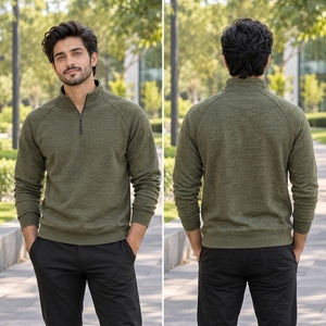 Veste polaire pour homme à col montant, en polaire chaude, avec surface intérieure douce, poches latérales pratiques et ajustables, fabriquée en OEM - Product Image 6