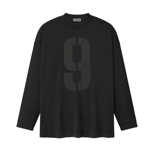 <b>Top</b> Trendy Custom Premium Heavyweight <b>Long</b> <b>Sleeve</b> T Shirt Men Oversized Vintage Wash Cotton Streetwear OEM Private Label men <b>top</b> - Product Image 4