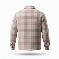 WIZE INTERNATIONAL – Veste en polaire à carreaux pour homme, col rabattable, fermeture éclair, décontractée, coupe-vent, réversible, pour l'automne