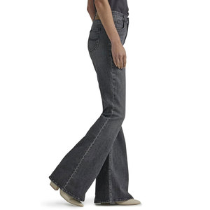 Vêtements de mode d'hiver, pantalon en jean pour femmes, jean en denim coupe barrel, design personnalisé, jean respirant pour femmes, OEM - Product Image 4