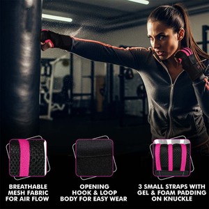 Guantes Interiores de Boxeo Quick Wraps 2026 con Protección para Muñeca y Nudillos, para Hombres y Mujeres, Muay Thai, MMA, Kickboxing - Product Image 3