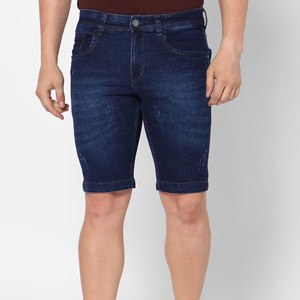 Pantalones Cortos de Mezclilla para Hombre, Transpirables, 100% Algodón, Cintura Alta, Cierre de Cremallera, Estilo Casual y Elegante, Listos para el Verano - Product Image 1