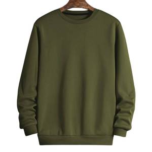 Mens Cotton Zipper Sweatshirt O Neck Printed Soft Breathable Casual Wear ODM Wholesale Bulk Supplier - Product Image 2