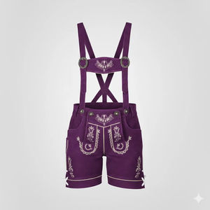 Lederhosen Bávaros con Logotipo Personalizado, Unisex, Oktoberfest, Traje Tradicional Alemán, Cuero Genuino, ZASSON SPORTS ZSF-Bjj-9020 - Product Image 6