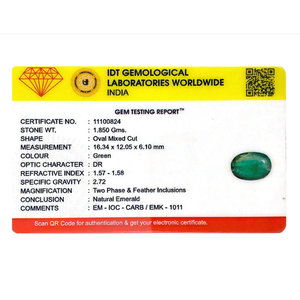 Premium 9.25 Ct Zambian Emerald Loose Gemstone-Emerald Cut for Fine Jewelry - Product Image 4
