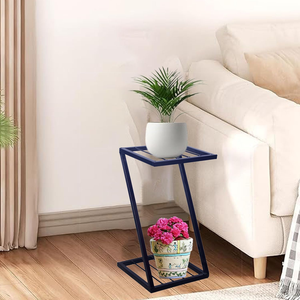 Support de plantes en métal pour intérieur et extérieur, support de pot de fleurs robuste, support de jardinière décoratif pour la maison, le jardin, le balcon, le salon - Product Image 4