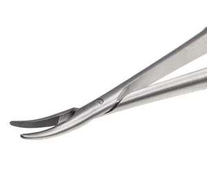 Porte-aiguille micro Castroviejo DETAIN IMPEX, manuel, en acier inoxydable, certifié CE, instrument chirurgical de classe II DI-SS-R-94, général - Product Image 4