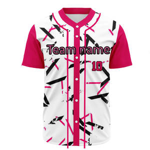Camiseta de Softbol Unisex, Jersey de Béisbol de Secado Rápido, Uniformes de Alta Calidad 100% Poliéster con Nombre y Números Personalizados - Product Image 5