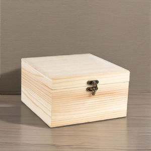 Caja de Madera Hecha a Mano Moderna, Exquisita Caja de Almacenamiento Decorativa con Tapa, Juego de Regalo para el Hogar, Hotel, Baño, Joyero con Tapa - Product Image 6